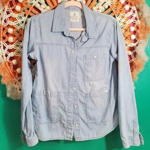 Volcom Denim Button Down, Small